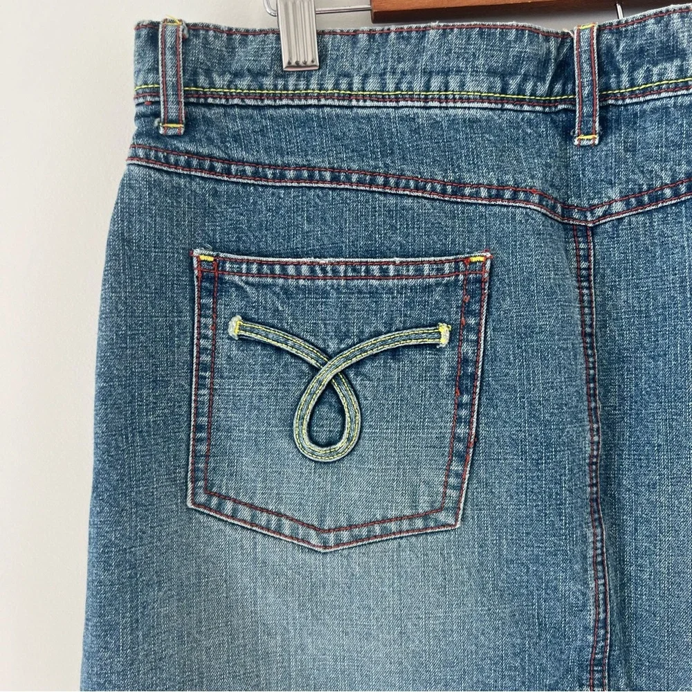 Y2k SO Denim Mini Skirt